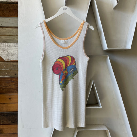 70’s Maherajah Water Skis Waffleknit Tank - Medium