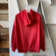 70's Red Zip Up Sweat - XL