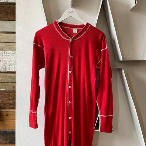 70’s Cotton Union Suit - Large