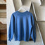 70's Heathered Blue Raglan - Large