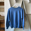 70's Heathered Blue Raglan - Large