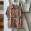 60’s Rayon Printed Button Up - XL