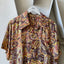 60’s Rayon Printed Button Up - XL