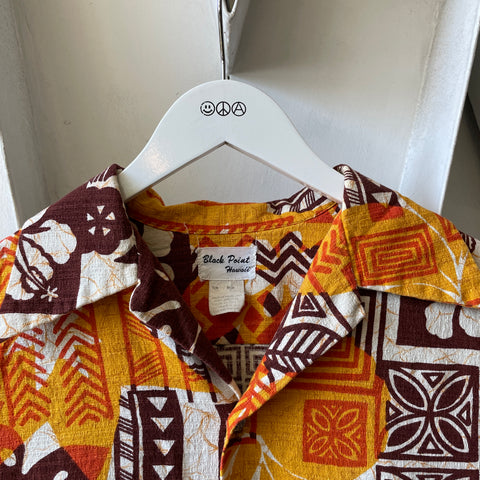 60’s Black Point Hawaiian Shirt - Medium