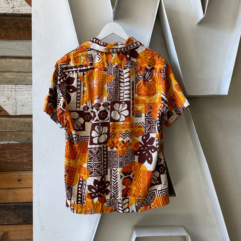 60’s Black Point Hawaiian Shirt - Medium