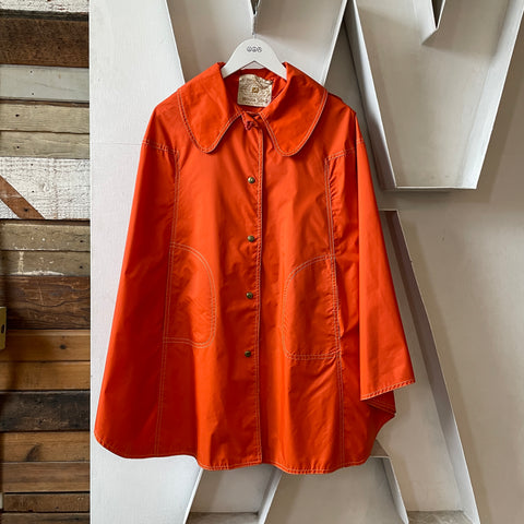 60’s White Stag Loop Collar Poncho - OS