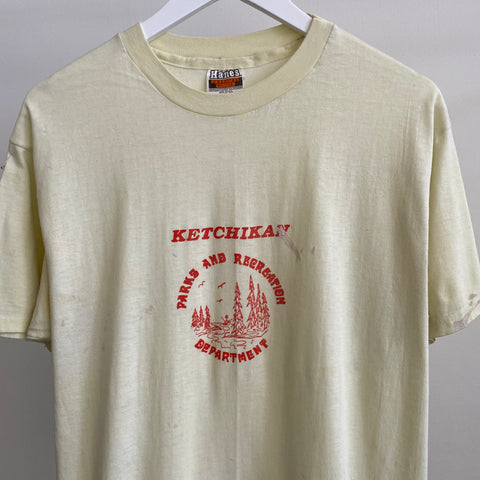 80's Alaskan Parks And Rec Tee - XL