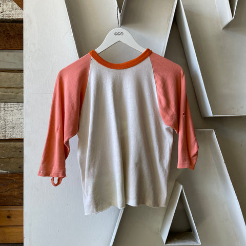 70’s Russell Thrashed Raglan Fader - XS