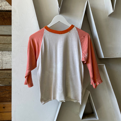 70’s Russell Thrashed Raglan Fader - XS