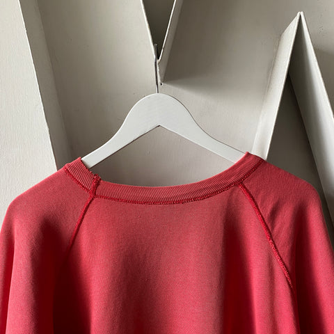 60's Champion Collegiate Raglan Sweatshirt - Large