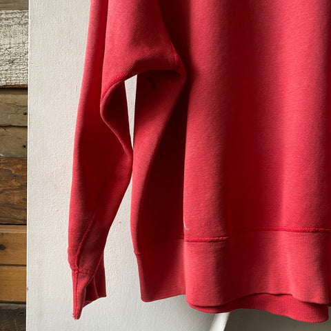 60's Champion Collegiate Raglan Sweatshirt - Large