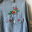 70's Embroidered Lee Chambray - Small