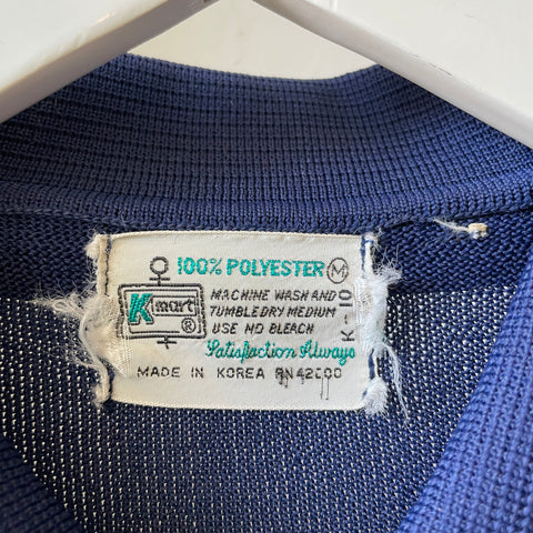 70’s Poly Striped Polo - Small