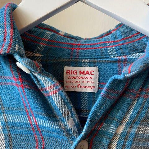 60's Big Mac Cotton Flannel - Medium
