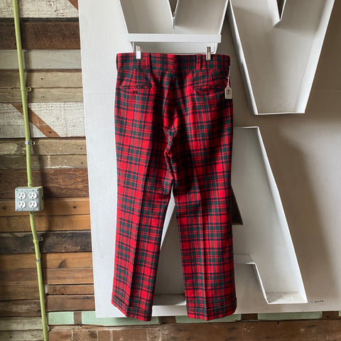 70’s Pendleton Plaid Pants - 35” x 30”