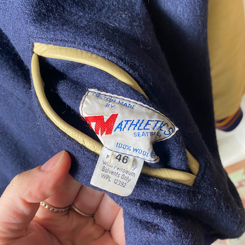 80's Varsity Jacket - XL