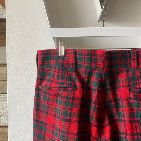 70’s Pendleton Plaid Pants - 35” x 30”