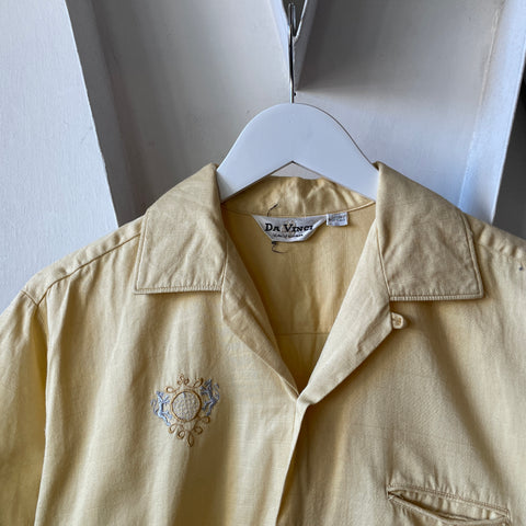 70's Loop Collar Button-Up - Medium