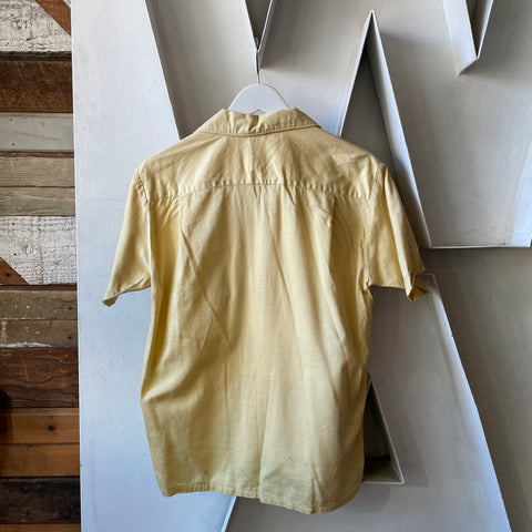 70's Loop Collar Button-Up - Medium