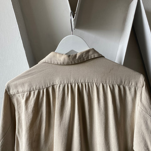 50’s Spun Rayon Button Up - Small