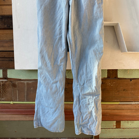 80's Big Ben Hickory Overalls - 33” x 32”