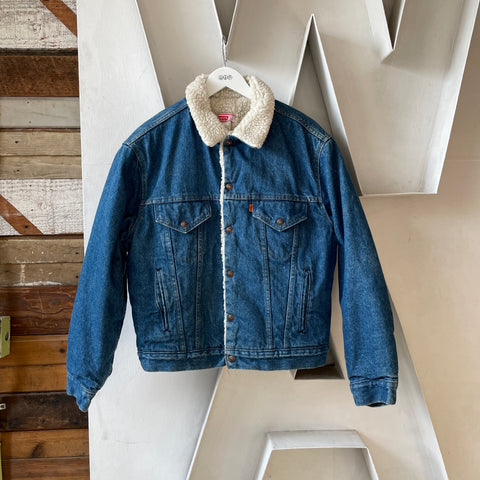 70’s Levi’s Sherpa Denim Jacket - Large