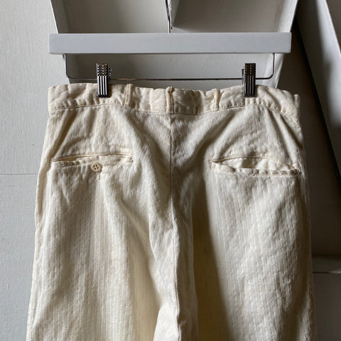 30’s Striped Trousers - 30” x 31”