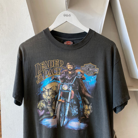 90's 3D Emblem Tee  - Large