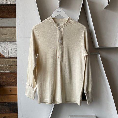 50’s Wool Military Henley - Small
