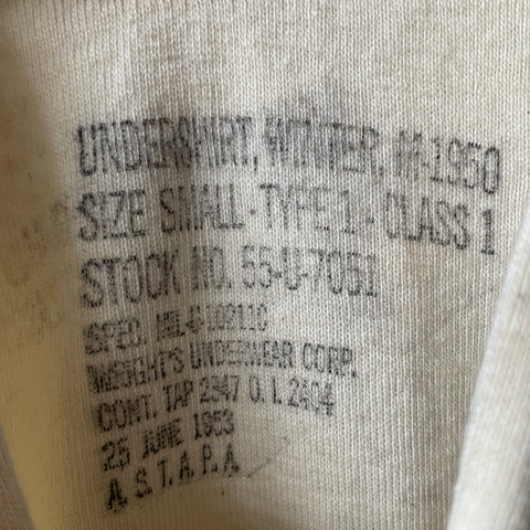 50’s Wool Military Henley - Small