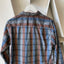 60’s Thrashed Plaid Loop Collar - Small