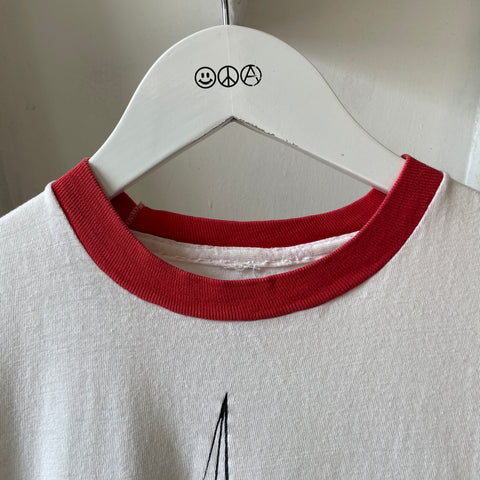 70’s Gymnast Ringer Tee - XS