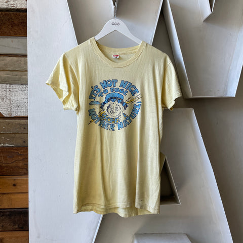 70’s Mother Nature's Margarine Tee - Medium