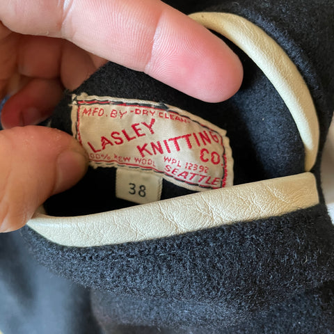 60's Lasley Knitting Varsity - Medium