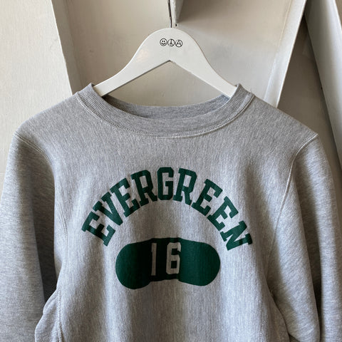 80's Evergreen Reverse Weave - Small