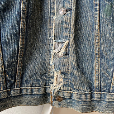 70’s Thrashed Levi’s Blanket Lined Trucker - Medium