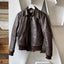 50’s Horse Hide Leather Jacket - Medium