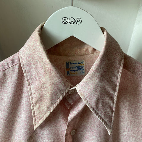 60's Penney's Towncraft Button Up - Medium