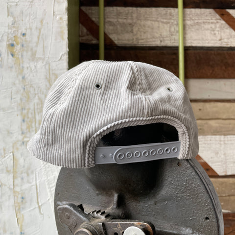 80’s Grey Corduroy Trucker Hat - OS