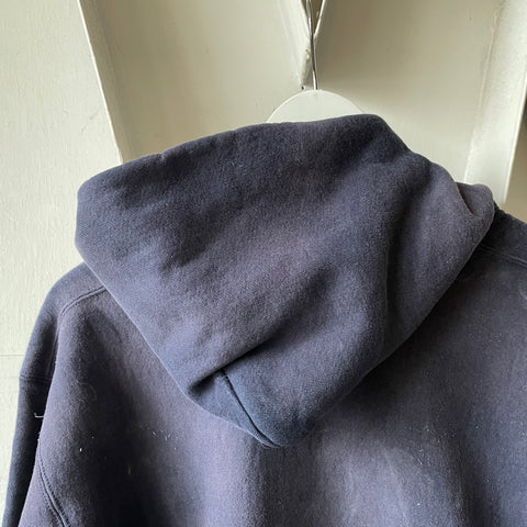 80’s Faded Weave Hoodie - Large