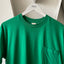 80’s Blank Pocket Tee - XL