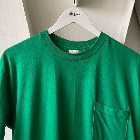 80’s Blank Pocket Tee - XL