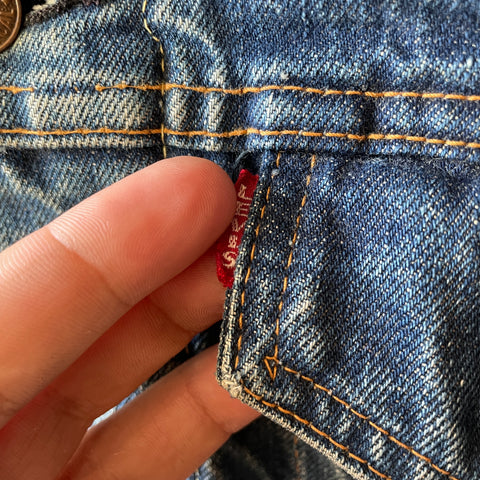 60’s Big E Blanket Lined Jacket - Large