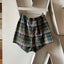 60’s Brent Plaid Shorts - Small