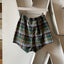 60’s Brent Plaid Shorts - Small