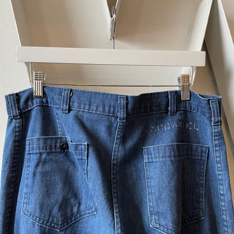 80’s Military Denim Utility Pants - 34” x 31”