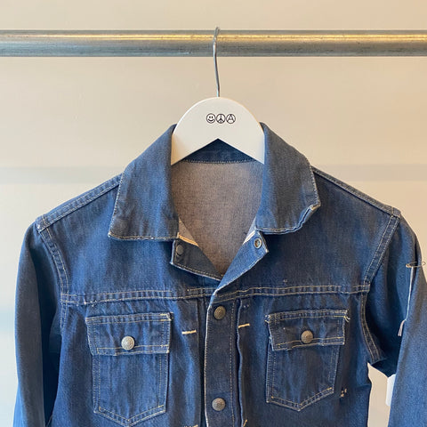 60's Foremost Pleated Denim Jacket - XS