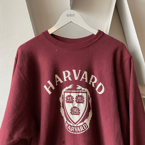 80’s Champion Reverse Weave Harvard Crewneck - Large