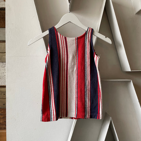 60’s Terrycloth Striped Tank - XXS