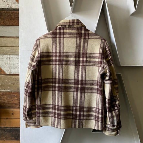 50’s Plaid Wool Jacket - Medium